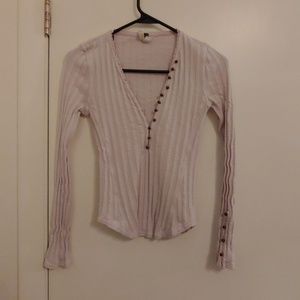 💕 3 for 10! Ballet pink henley top